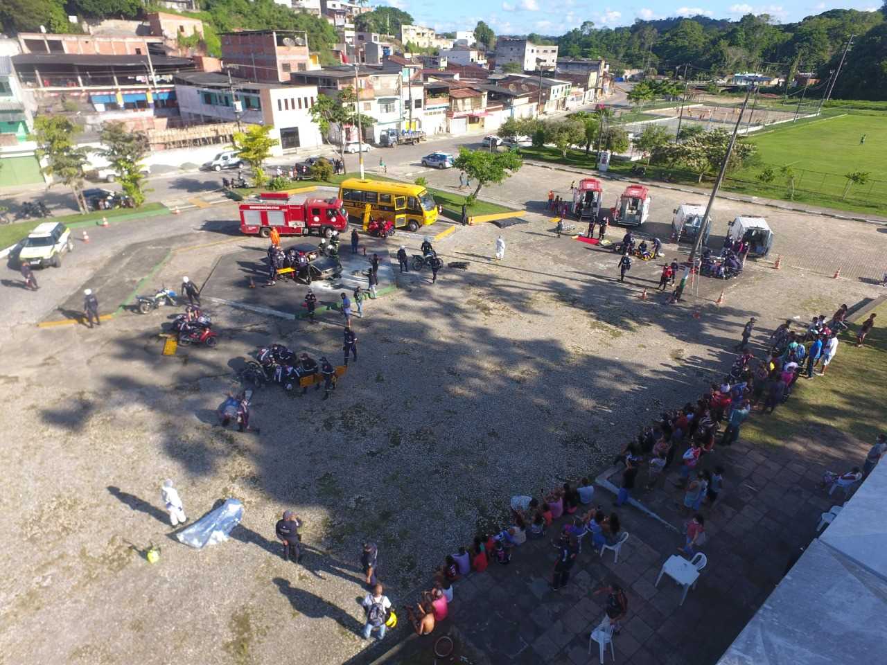 Camacã: SAMU Camacã realiza simulado de acidentes com múltiplas vítimas
